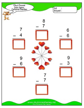 İşlemler yaprak test